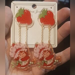 Strawberry Shortcake Acrylic Earrings
